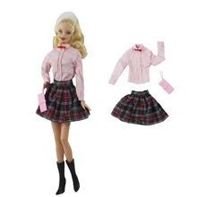 

School Uniform Set for Barbie Blyth 1/6 MH CD FR SD Kurhn BJD Doll Clothes Accessories