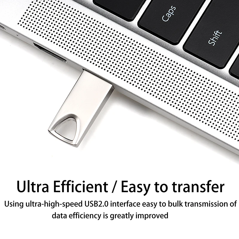 Металлический мини usb флеш накопитель JASTER 64 ГБ 32 16 8 4 Гб флешка водонепроницаемый