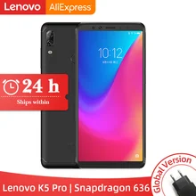 Versión Global Lenovo K5 Pro 6GB 64GB Snapdragon636 Octa Core Smartphone cuatro cámaras 5,99 pulgadas 4G teléfonos móviles 4050mAh(China)