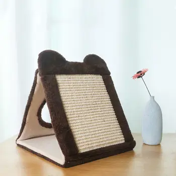

Folding Sisal Cat Scratch Board Cat Scratcher Kitten Mat Climbing Tree Chair Table Mat Furniture Protect High Quality Pet Toys