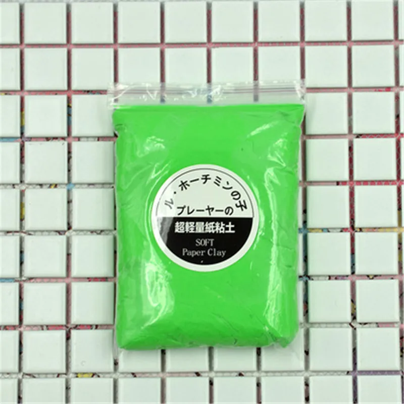 Новинка 100 г Япония слизь свет мягкая глина воздуха DIY сухой полимерный Пластилин красочный пушистый клей легкая глина обучающая игрушка для детей
