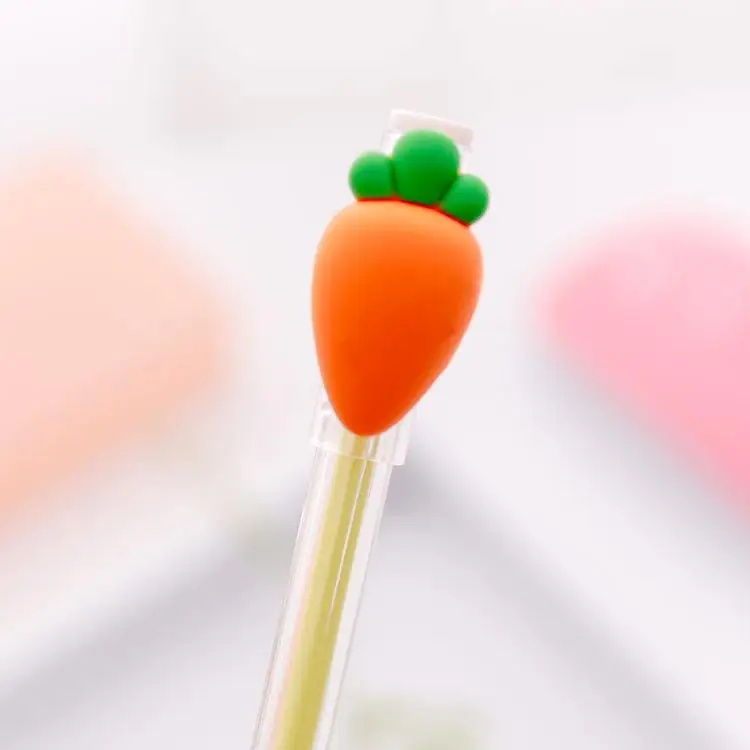 0,5 мм милый творческий овощи гелевая ручка подпись ручка Эсколар Papelaria школьные офисные канцелярские принадлежности поощрительный подарок - Цвет: B