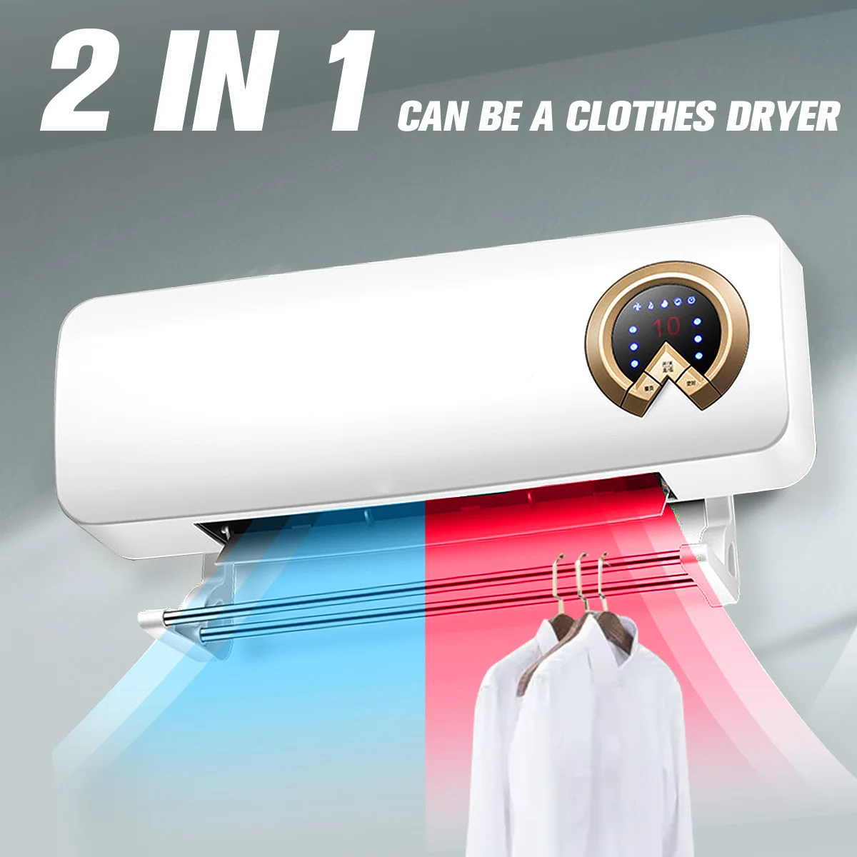 220V Heating Air Dryers Clothing Dryer Wall Desktop 2 Install Method