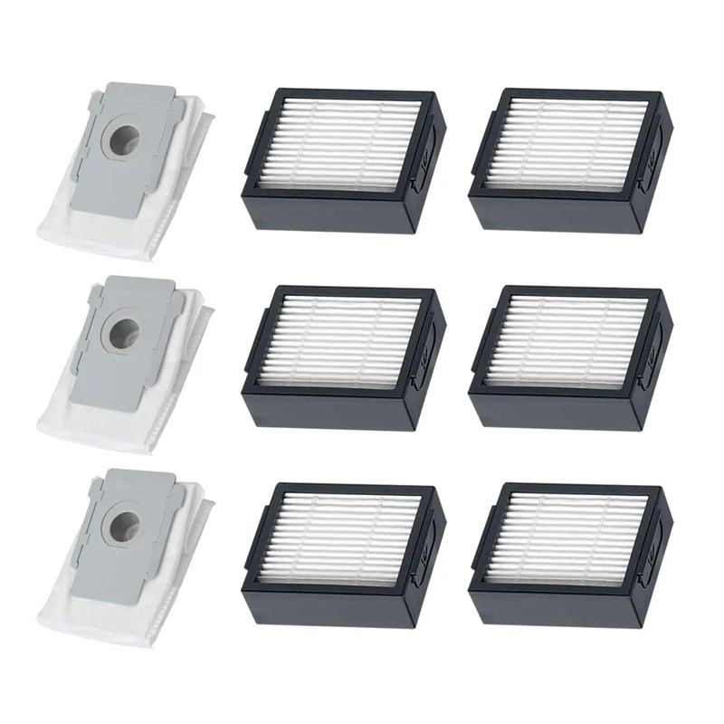 

Replacement Parts Automatic Dirt Disposal Bags and High-Efficiency Filters for IRobot Roomba I7 I7+/I7 Plus E5 E6 Vacuum Cleaner