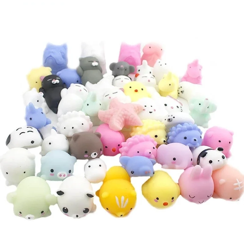 Милые кавайные сжимаемые игрушки-антистресс милые животные антистресс смешные