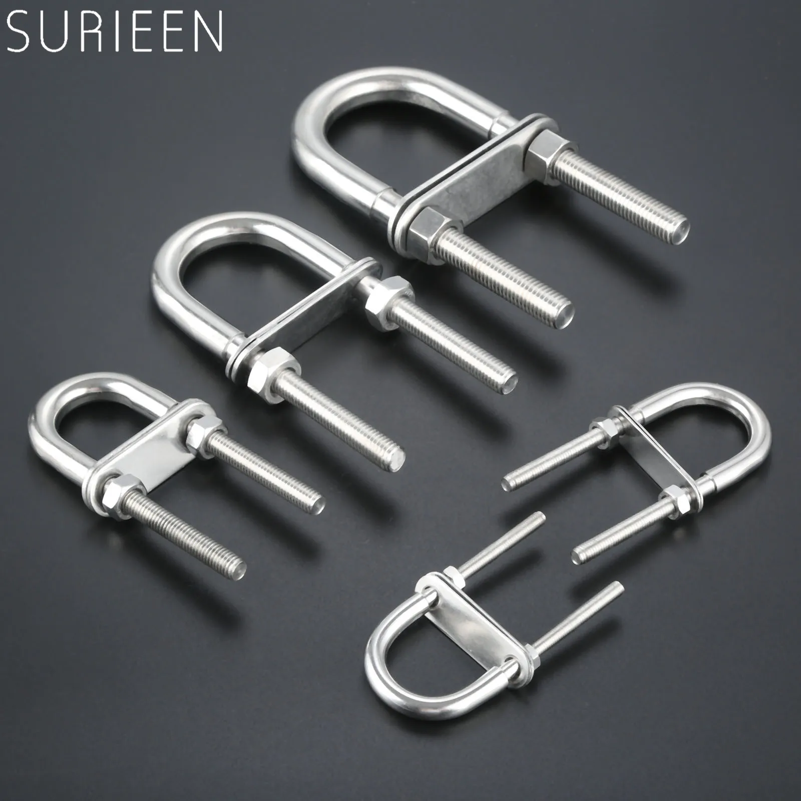 Подвесной U образный рычаг для яхты из нержавеющей стали морская веревка болтов M5