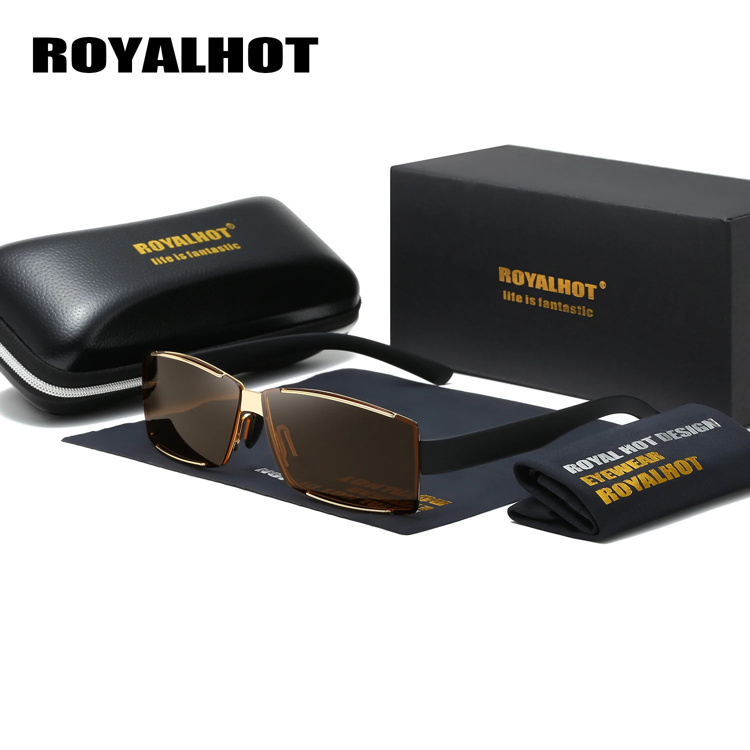 Солнцезащитные очки RoyalHot для мужчин и женщин поляризационные аксессуары в