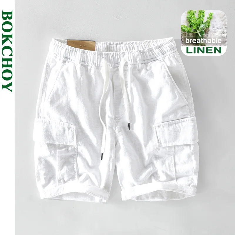 2021 New Summer Men Casual Multi pocket 
