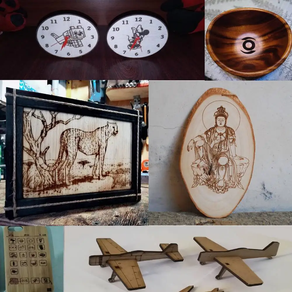 65*65cm Mini 15W CNC Laser Engraving Machine 2Axis DC 12V DIY Engraver Desktop Wood Router/Cutter/Printer+ Laser