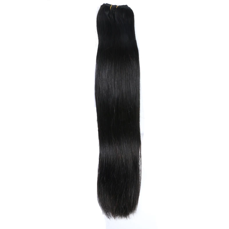 120 г Пряди человеческих волос для наращивания бразильские волосы Рэми прямые волосы#1# 1B#4#8#613#27 12 дюймов-24 дюйма 7 шт./компл. для наращивания на всю голову