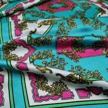 Глянцевая ткань пижамы вечернее платье атласная Глянцевая древняя ткань креп-сатин Мягкий DIY шитье ремесло материал