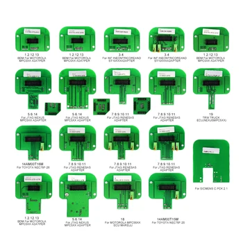 

22pcs BDM Probe Adapters ECU RAMP For KESS KTAG BDM100 / CMD100 / FGTECH V54 0475 Led BDM Frame Full Set ECU Programmer