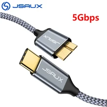 USB C to Micro B 3.0 Cable Jsaux 5Gbps Data Connector Adapter For Hard Drive Smartphone PC USB Type C Charger Camera Disk Cord
