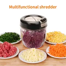 Ручной измельчитель для фруктов, овощей, ручной измельчитель, резак для продуктов, луковых орехов, мясорубка, терка, измельчитель, Многофункциональные кухонные аксессуары