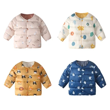 

Baby Girls Winter Clothing Colorful Polka Dot Baby Coats Babies Winter Vest Cotton Coats Toddler Costume