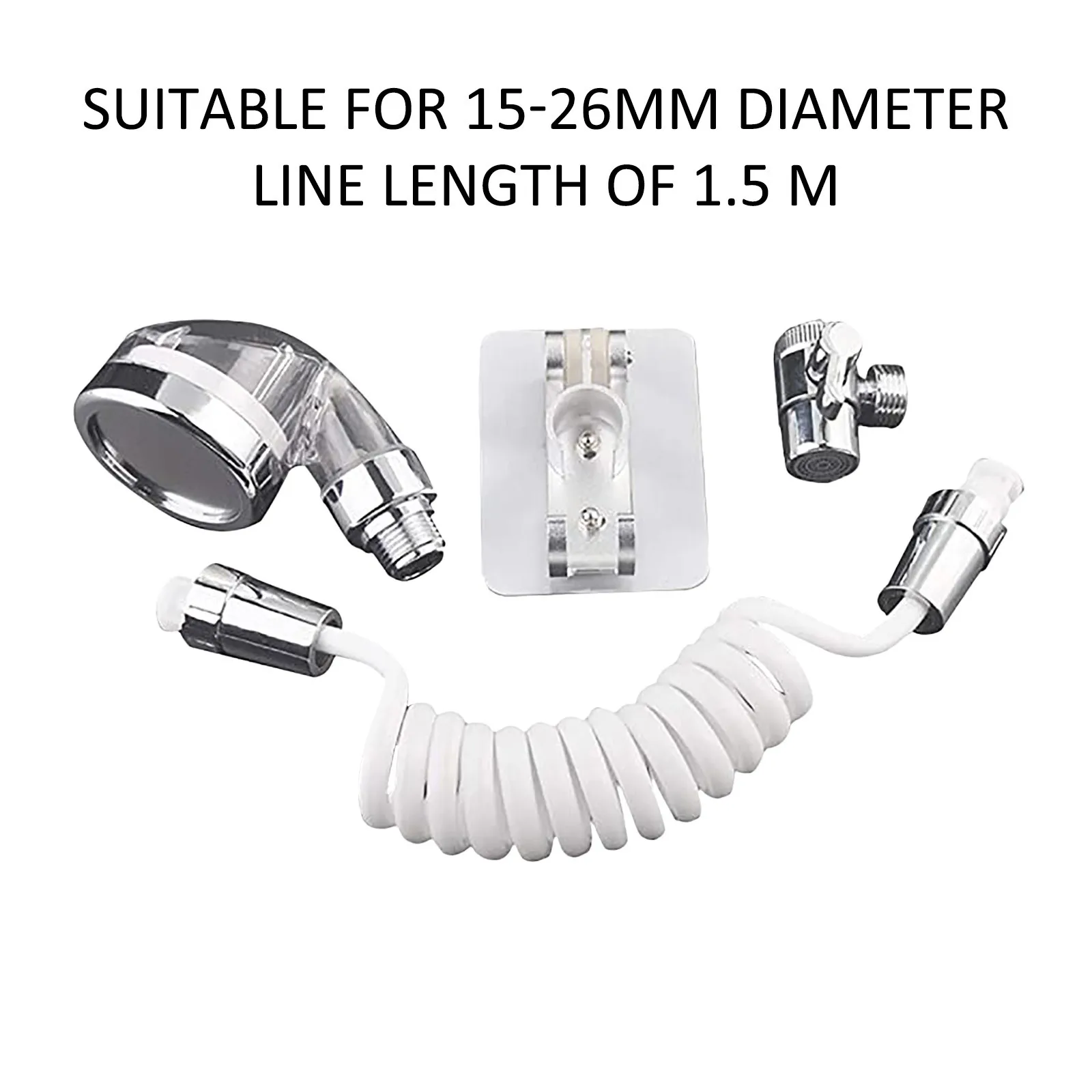 Bathroom Shower Head Faucet External Hand Shower Bidet Sprayer Faucet Filter Flexible Suit Wash Hair Kitchen Sink Tap Save Water