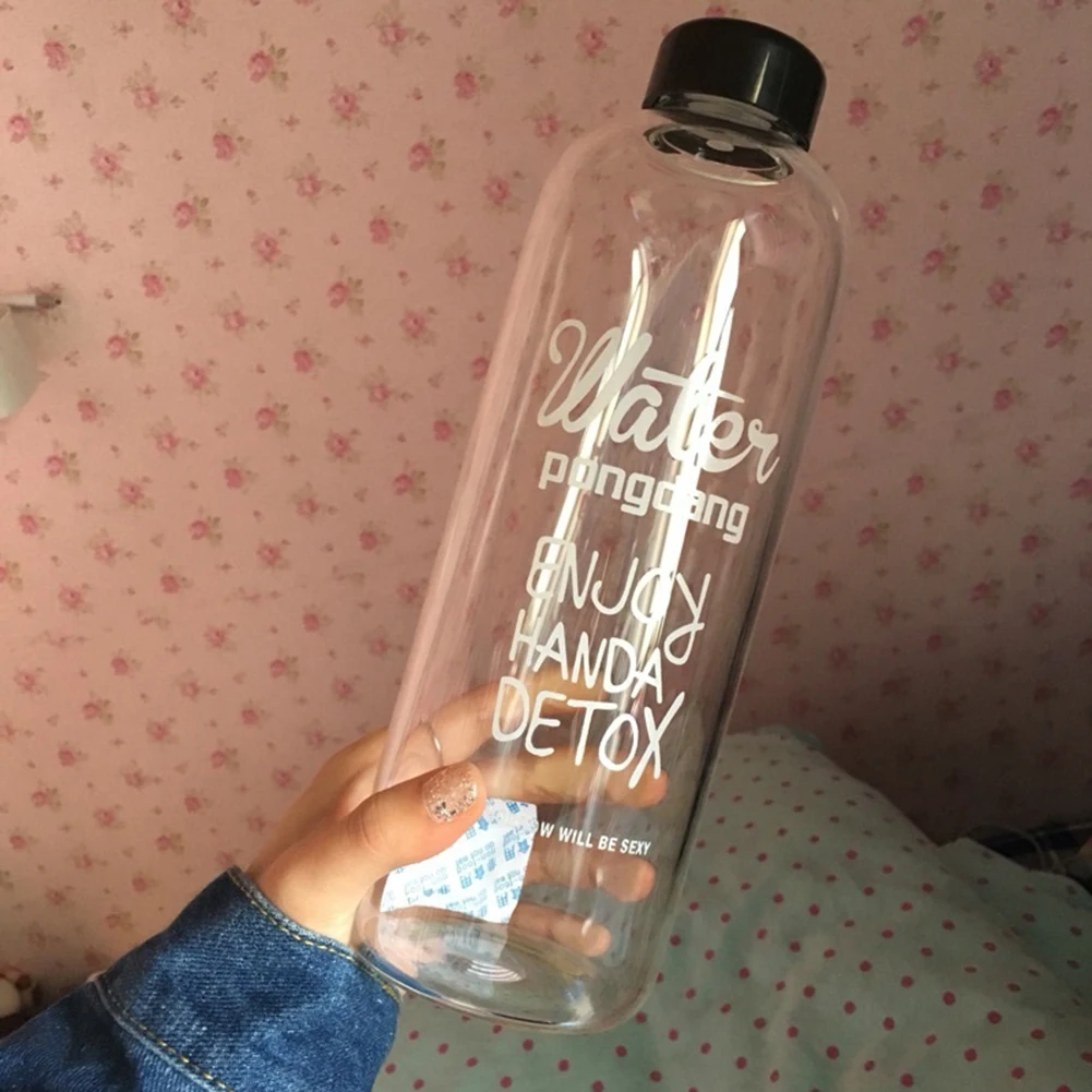 Новинка 600/1000 мл портативная BPA Спортивная бутылка для питьевой воды кемпинг Велоспорт Путешествия фруктовый лимонный сок Изысканная Ароматизированная большая бутылка