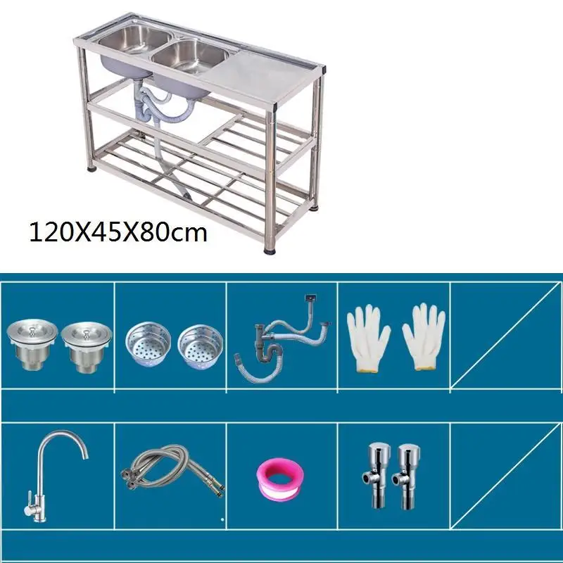 Faucet Portatil Integral Tarjas Para Wasbak Umywalka Lavandino Cucina Fregadero De Cocina Cuba Lavabo Pia Cozinha Kitchen Sink - Цвет: MODEL L
