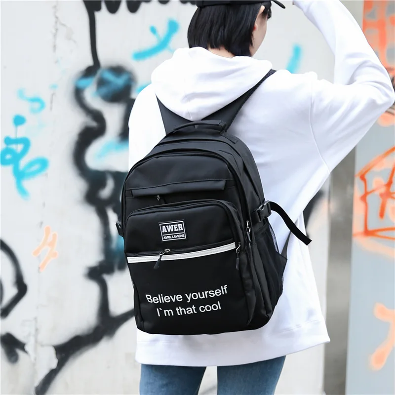 

Fashion New Style Casual Backpack Men And Women Multi-functional Outdoor Backpack Large Capacity Schoolbag-