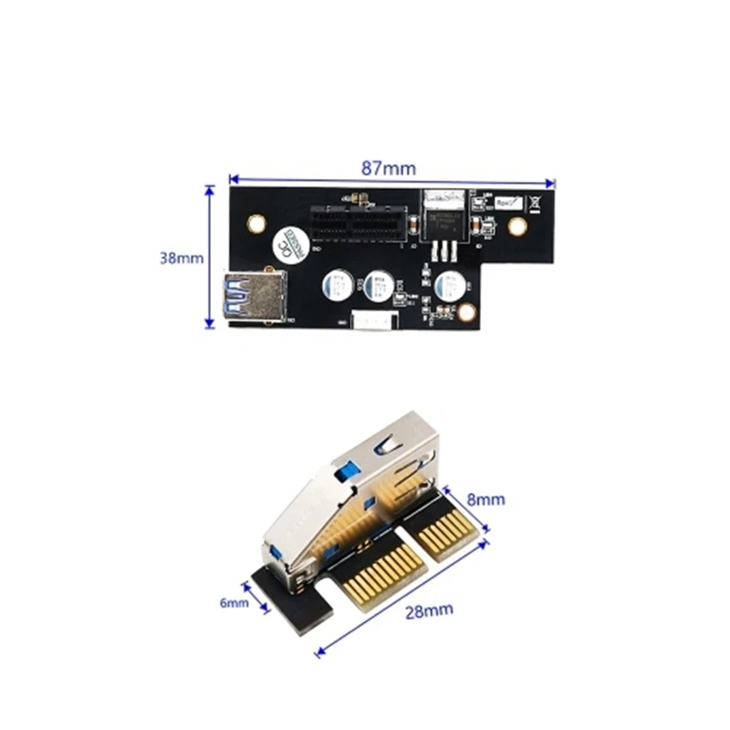 PCI Express удлинитель PCI-E 1X до 1X/4X/8X/16X карта адаптера