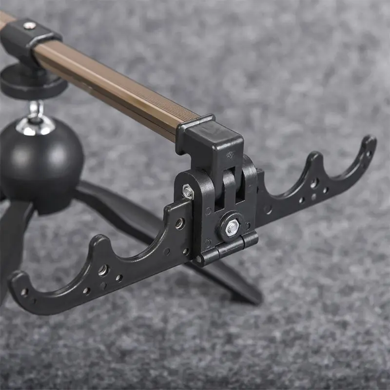 1 Set Ice Winter Fishing Triangle Turret Bracket Truss Fishing Holder Tripod Rod Holder Fishing Gear