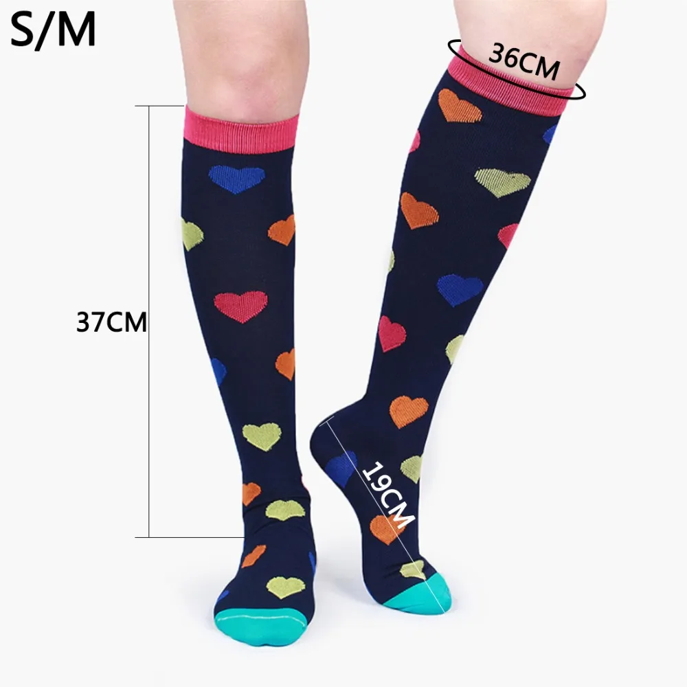 Compression Stockings Sport Compression Socks 3/6/7/8 Pairs Per Set Soccer Sports Wear Female Male Men Women Gift Persent