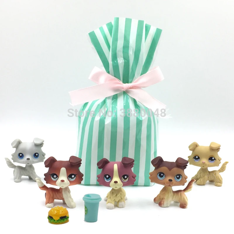 LPS CAT 5 шт./пакет Прекрасный pet shop Симпатичные игрушки маленькая модель собаки