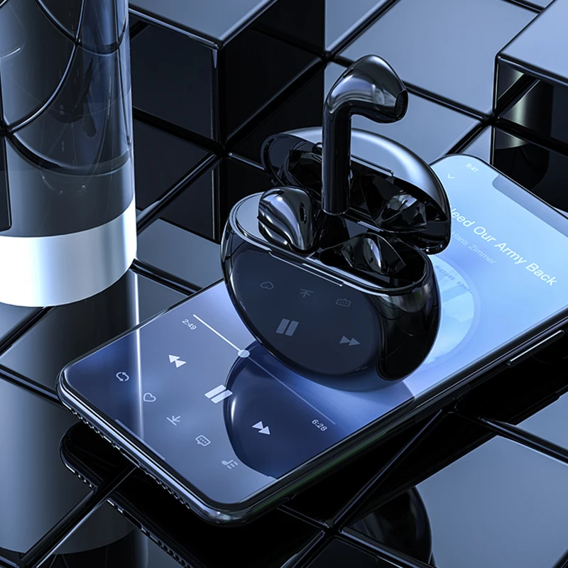 Черный McGeSin A3 TWS наушники беспроводная Bluetooth гарнитура сенсорное управление музыкальные наушники мини-наушники с микрофоном для huawei Xiaomi Iphone - Цвет: Черный