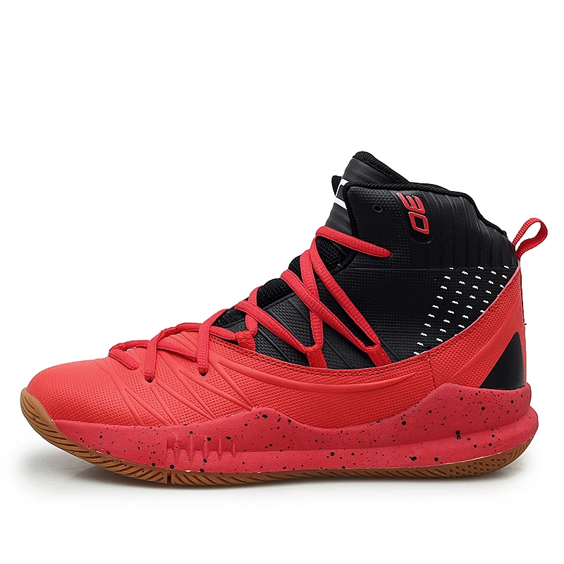 black red Профессиональная баскетбольная обувь Lebron James с высоким берцем, ботинки для тренировок, ботильоны, уличные мужские кроссовки, спортивная обувь - Цвет: black red