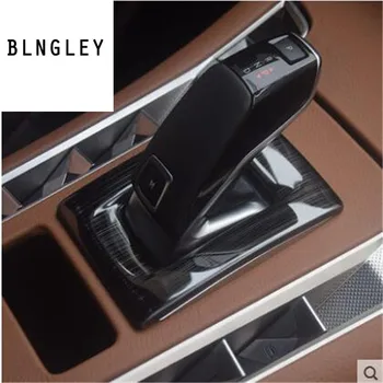 

stainless steel Gradient car center console gear Dashboard cover stickers for CITROEN DEESSE DS7 2018-19 car accessories