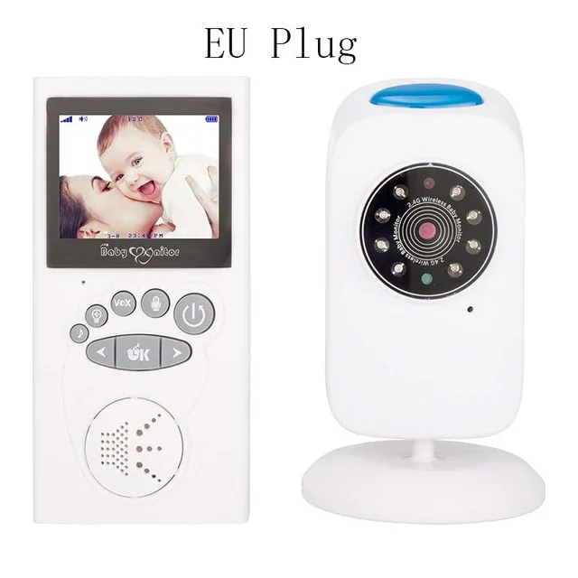 EU Plug IMPORX 2,4 дюймов Беспроводной видео Цвет Видеоняни и радионяни Ночное видение Температура мониторинга ребенка няня, безопасность Камера высокое Разрешение - Цвет: EU Plug