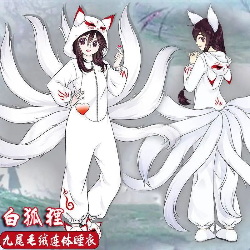 Hstyle Pigiama Kigurumi Unisex Adulti: Tuta Morbida A Cartone Animato Mucca Per Inverno - Costume Cosplay