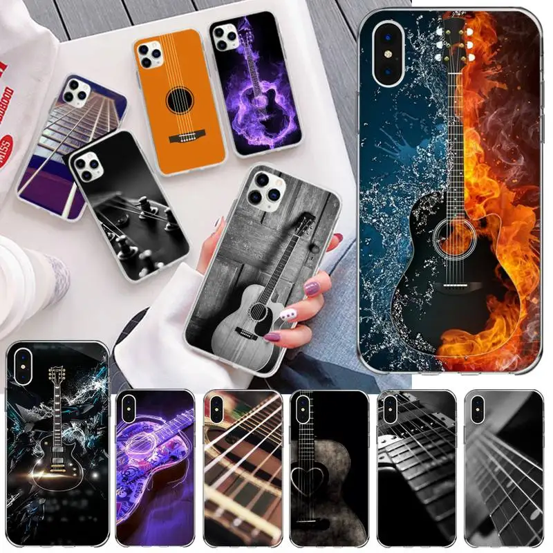 Чехол для телефона Hot Guitar is my life iPhone 11 pro XS MAX 8 7 6 6S Plus X 5S SE 2020 XR | Мобильные телефоны и