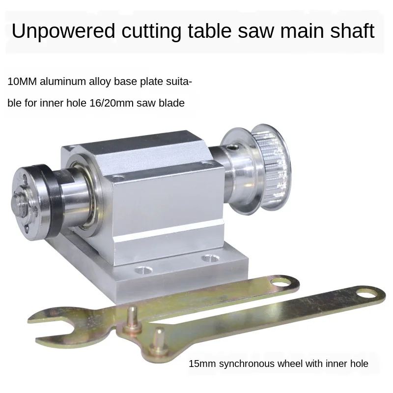 Saw Machine without Power Cutting Table Saw Spindle M10 Thread Can Be Installed with 16 and 20mm Saw Blades