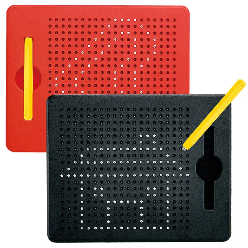 

Magnetic Ball Sketch Pad Tablet Drawing Pen Board with Magnetic Stylus Kids Learning Portable Drawing Board Montessori Toy