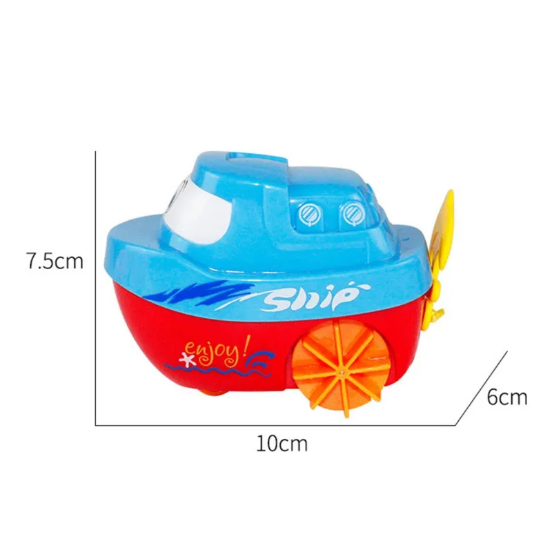 Детская Классическая Игрушка для воды, плавательный корабль, игрушка для бассейна, материал, не содержащий BPA заводные на цепочке игрушки