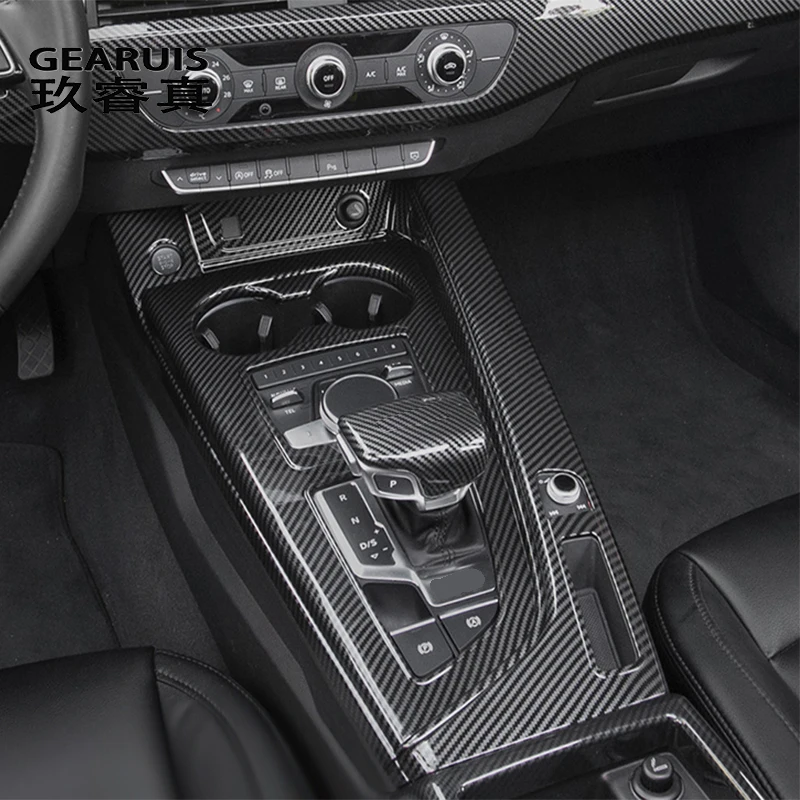 Auto Interni Per Audi A4 B8 2009-2016 Auto Fibra Carbonio Texture Adesivo Decorazione Center Console Gear Area Decalcomanie Interni Auto Decorazione Interni (Colore : Tipo B