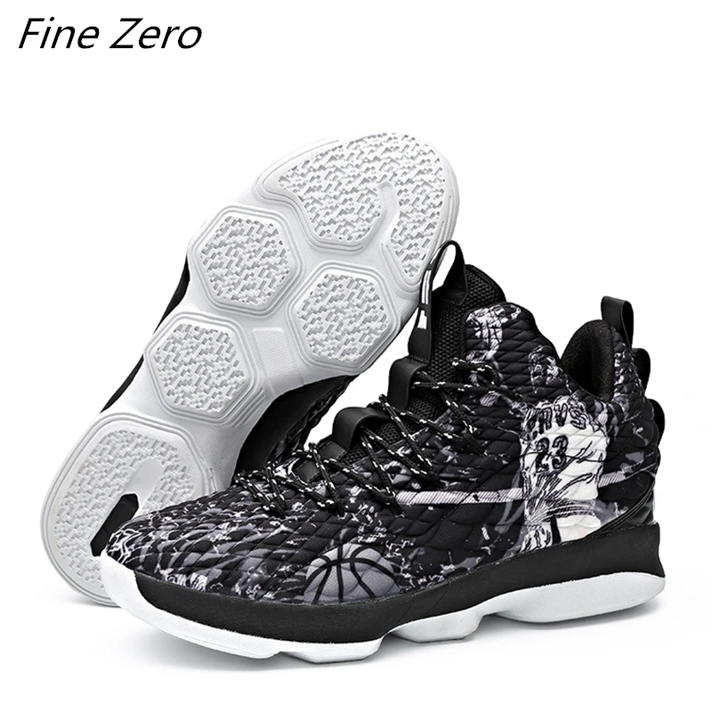 High-top Lebron High Quality Basketball Shoes Men Women Breathable Basketball Sneakers Anti-skid Athletic Outdoor Sport Shoes
