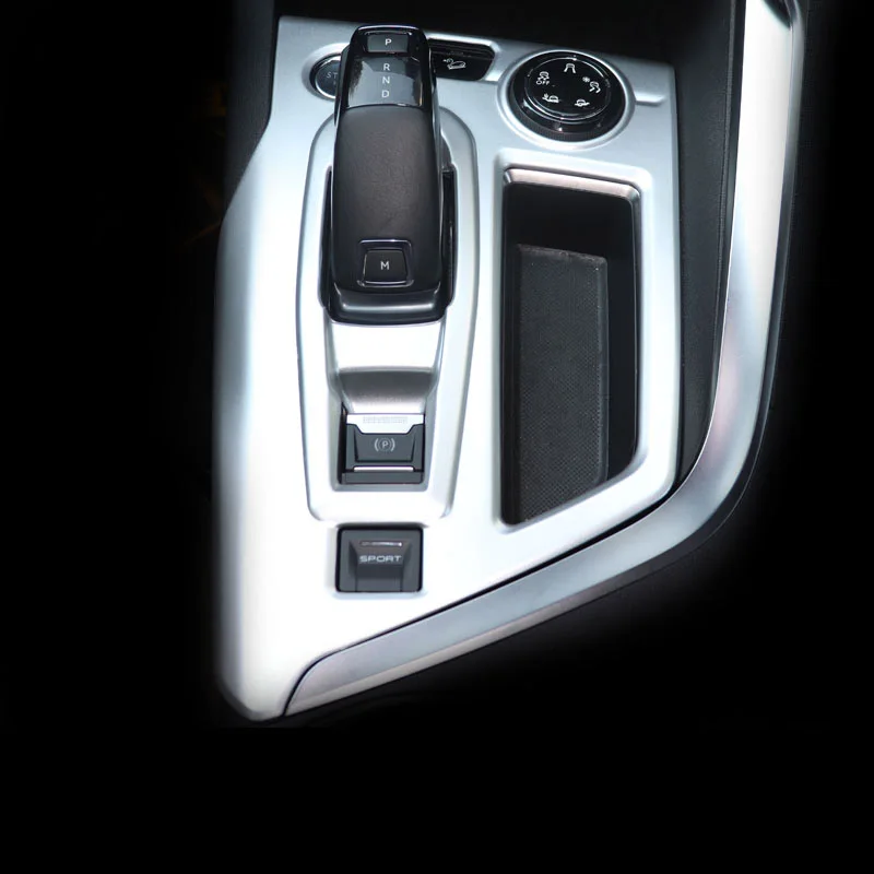 Lsrtw2017 Abs Автомобильный Центральный Contral фара рулевое колесо рычаг передач планки для peugeot 3008 5008 аксессуары для интерьера - Название цвета: gear panel 2
