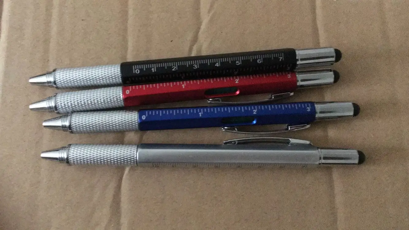 GC Mini Short Screw Driver Light Included LED Capacitance Gift Promotional Advertisement Plastic Screwdriver Atomic Ballpoint Pe