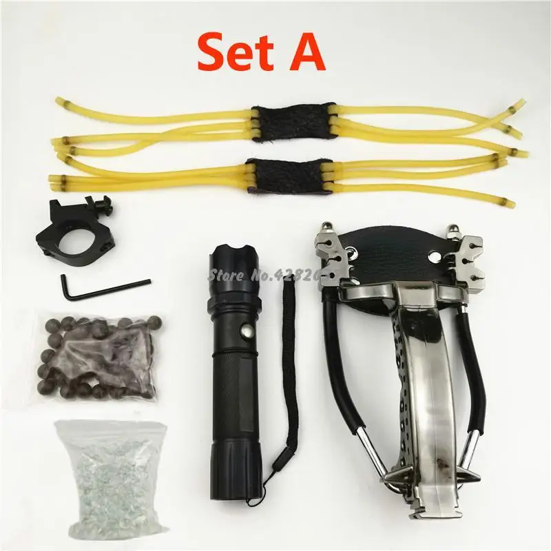Estilingue poderoso multi-função com setas, para pesca