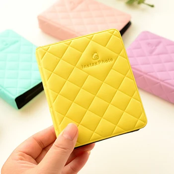 

Qianyun Macaron Mini Photo Album 3-inch 36 Pockets Mini Instant Picture Case Storage For Fujifilm Instax Mini Polaroid Album