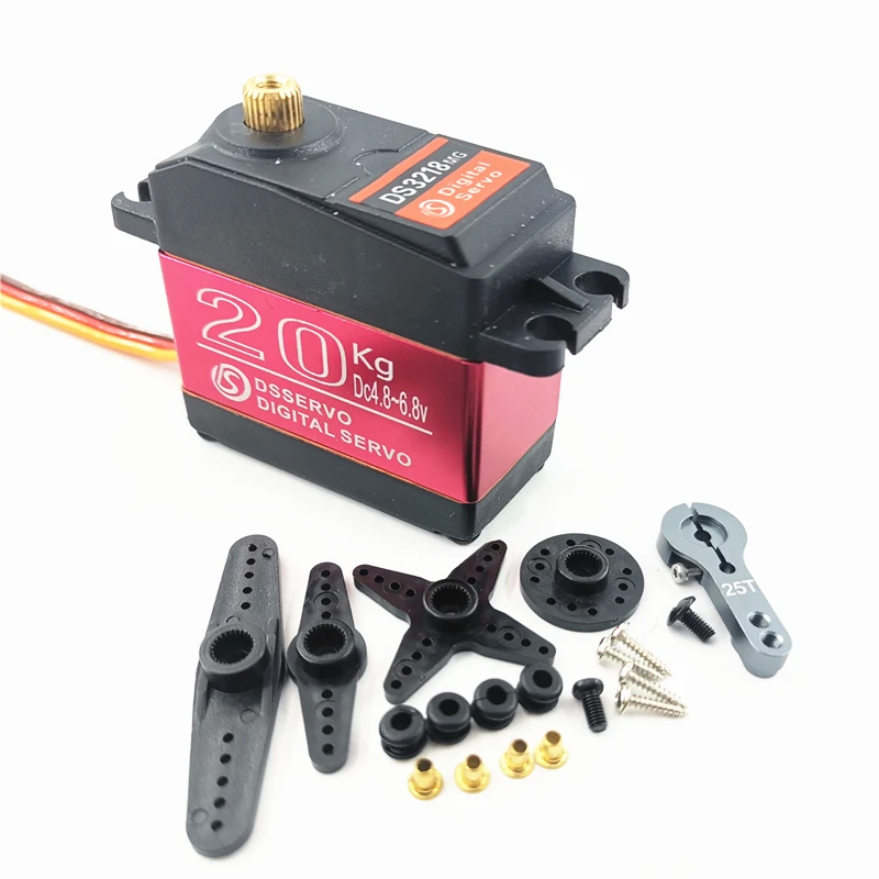 4 шт. RC Servo 20 кг DS3218 или PRO Цифровой Baja высокий крутящий момент и скорость 0 09 S