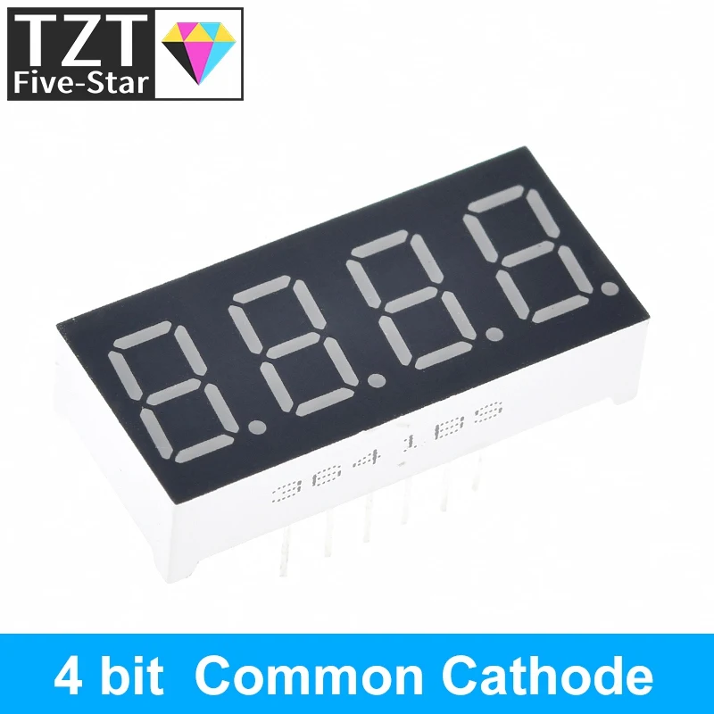 1/3PCS 0,36 Zoll LED-Anzeige 7 Segment 1 Bit/2 Bit/3 Bit/4 Bit Ziffernröhre Rot Gemeinsame Kathode/Anode Digital 0,36 Zoll LED – Detail 12
