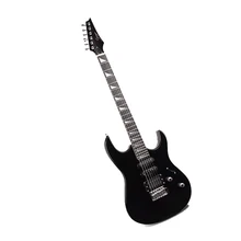 

China Made Professional OEM Factory Price High Quality Heavy Metal Pickup Black color Electric Guitar