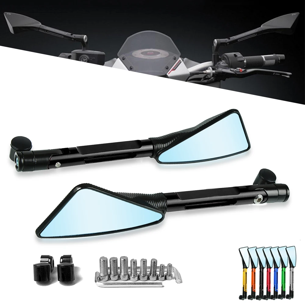 

For Honda cb300f cb500f CB 300 F CB 500 F cb300x cb500x CB 300 X CB 500 X 2PCS Universal Motorcycle Rearview Mirrors Motorbike