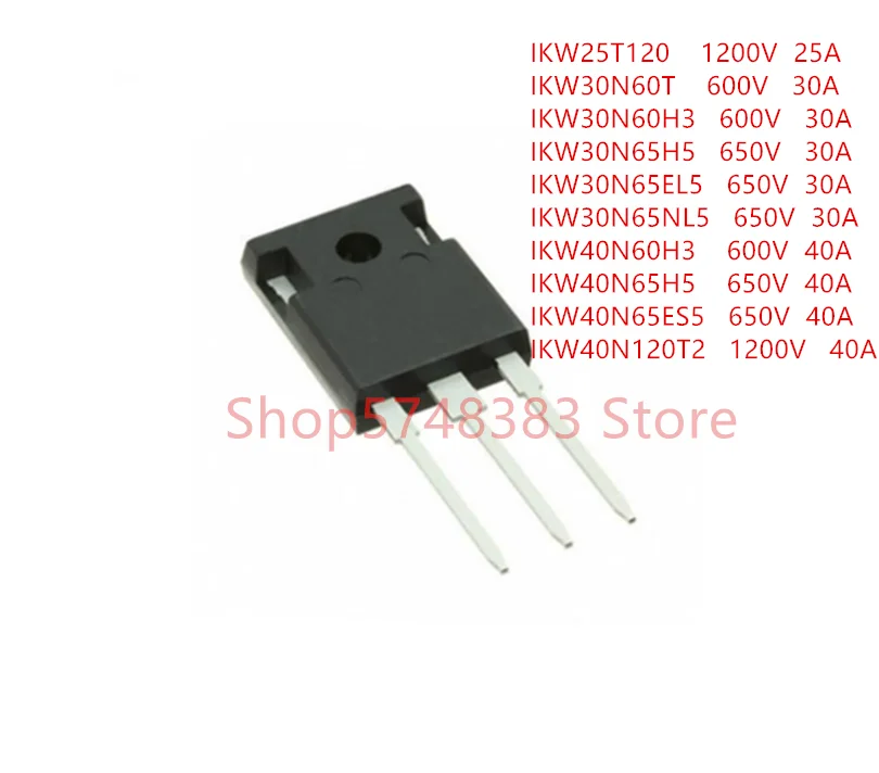 10 шт./лот IKW25T120 IKW30N60T IKW30N60H3 IKW30N65H5 IKW30N65EL5 IKW30N6NL5 IKW40N60H3 IKW40N65H5 IKW40N65ES5 IKW40N120T2 TO-247 |