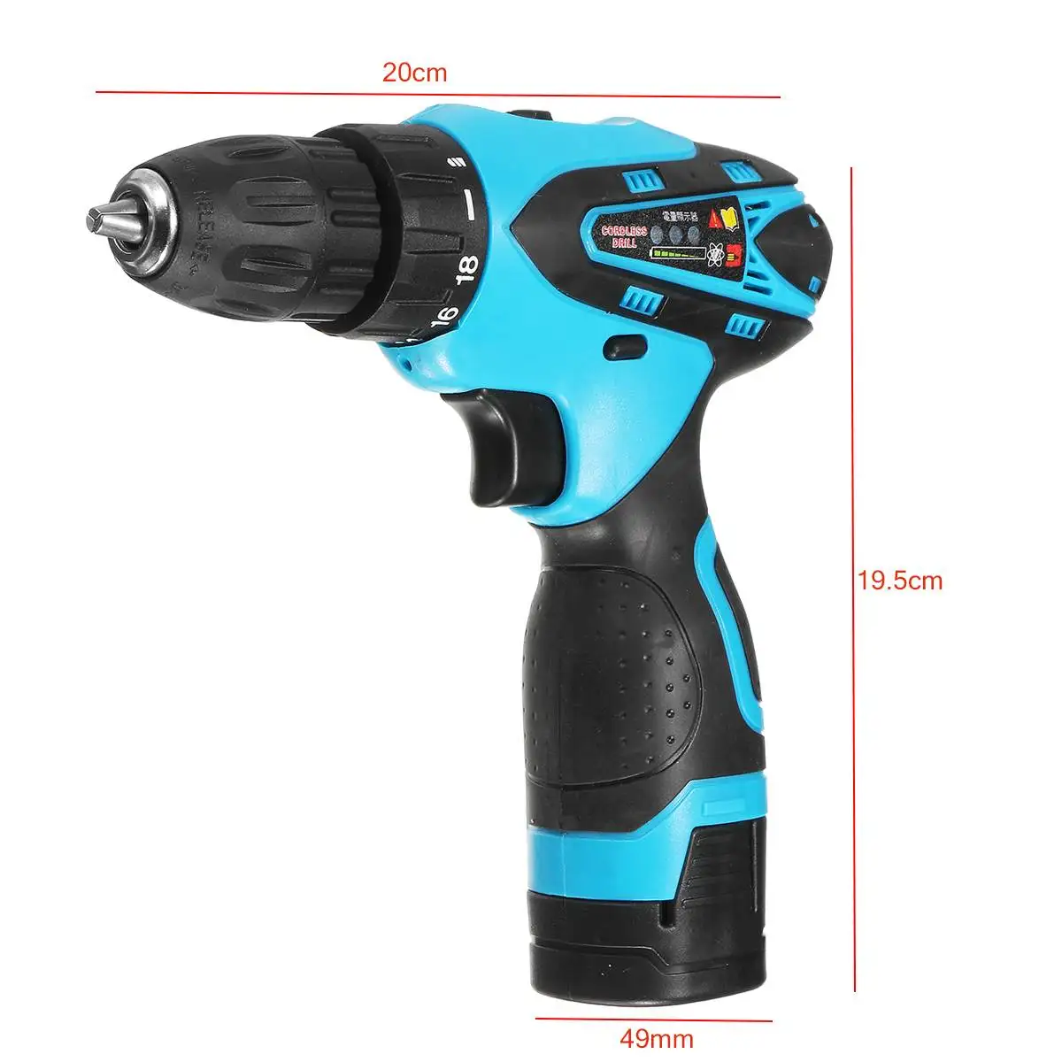 Дрель makita 18V аккумуляторная Мощность дрель 2 Скорость электрическая отвертка Набор инструментов для ремонта W/2 предмета Li-Ion Батарея