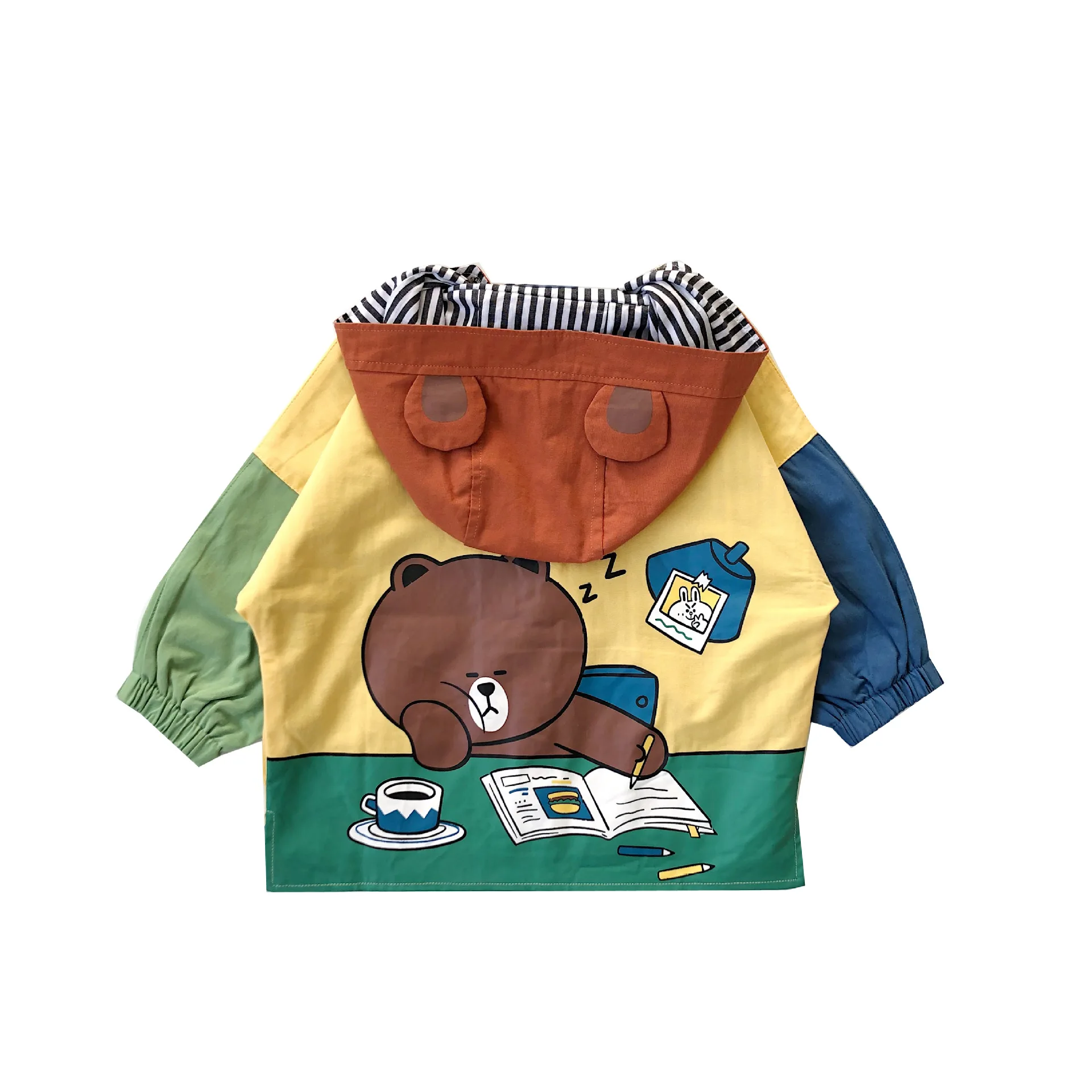 Tonytaobaby/Новая Осенняя детская одежда пальто с рисунком пальто для маленьких девочек куртка для малышей Детское пальто