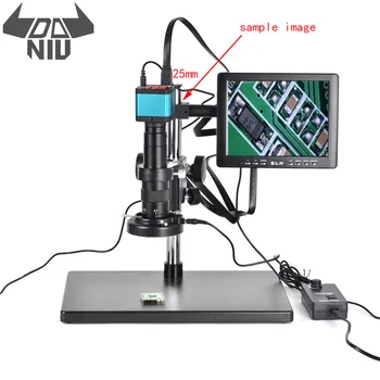 

DANIU 8" inch Screen LCD Color Monitor HDMI VGA BNC AV Display Color Screen 25mm or 32mm Metal Arm for Industrial Camera